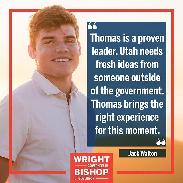 Want to share your endorsement of Thomas Wright? DM us! #WrightBishop2020